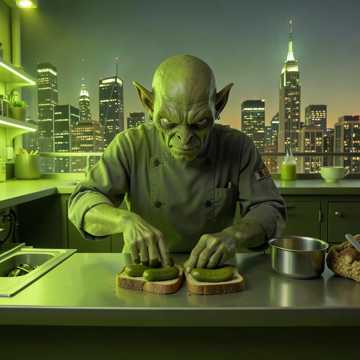 Green Pickle Sandwich cover art